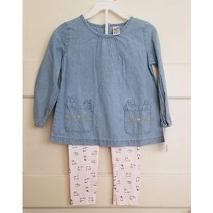 ⭐ Carter's 3t Cat set ⭐ NWT